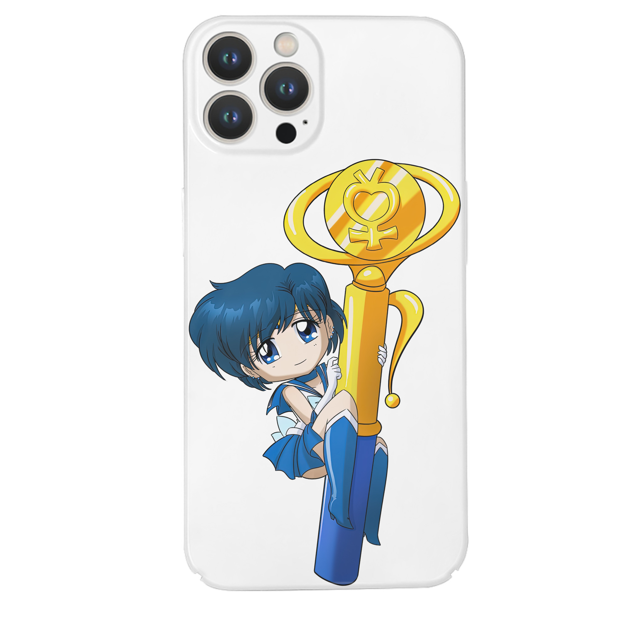 （画像用） 美少女戦士セーラームーン 水野 亜美 みずの あみ Sailor Moon Mizuno Ami 【iPhone 14シリーズ対応】ハードケース